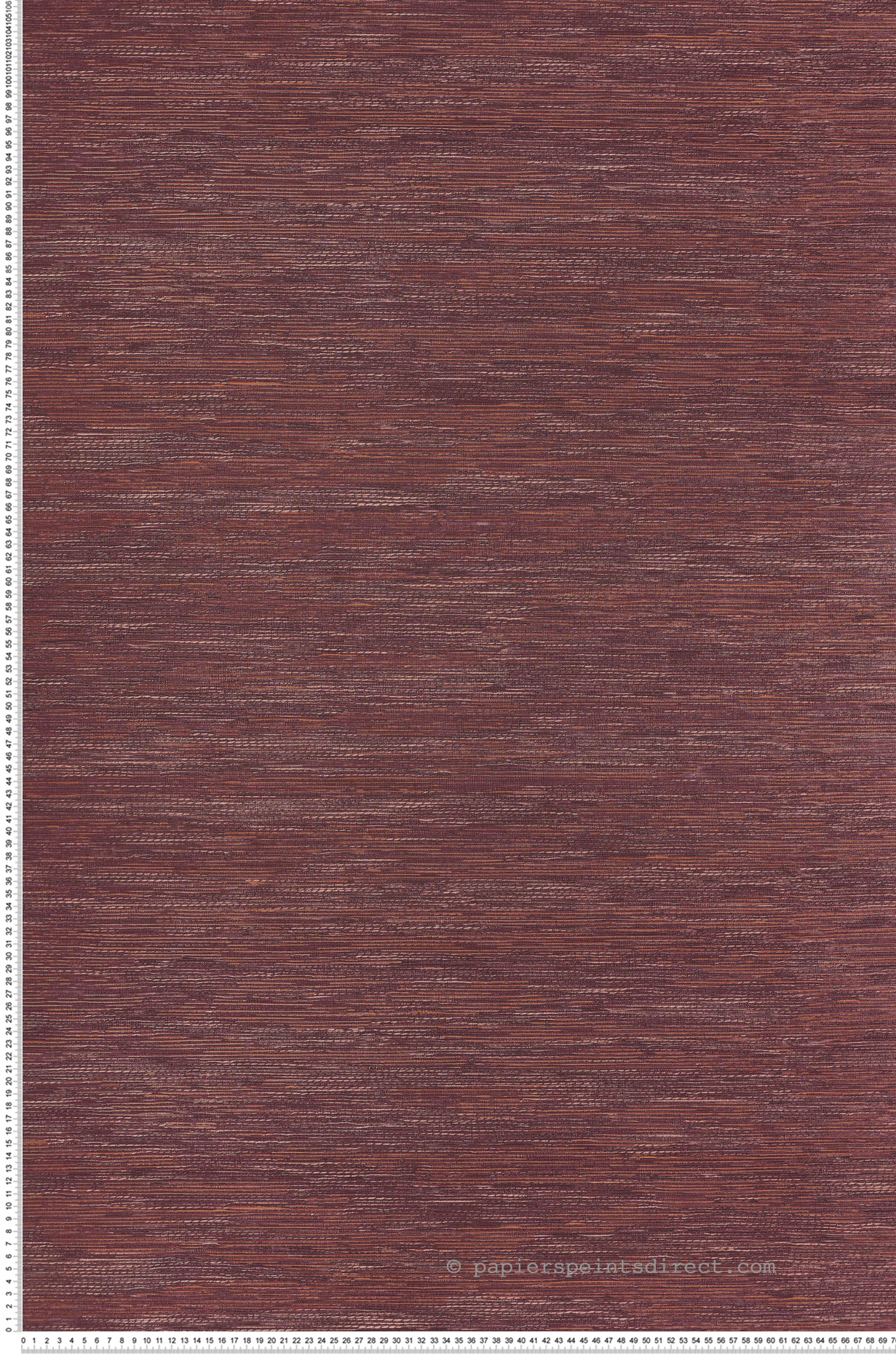 Papier peint Faux Uni Tissage Tatami bordeaux - Le Jacquard de Casamance | Réf. CAS-C75346834