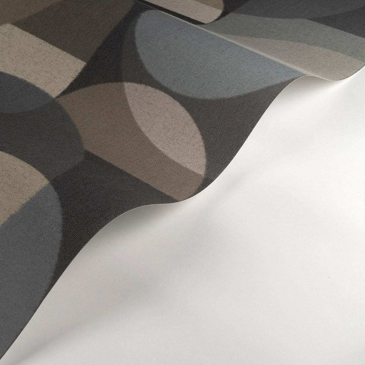 Papier peint Bulle Lumière Abby anthracite kaki - Carnaby Street de Casadéco AMBV | Réf. CARN200491109