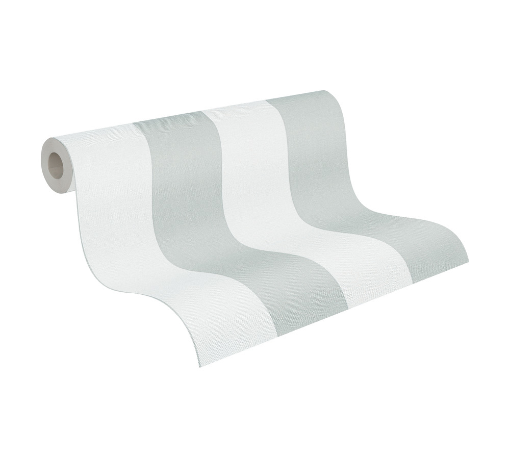 Papier peint Rayure Verticale perle - Pure Elegance d'A.S. Création AMBR | Réf. AS-397959