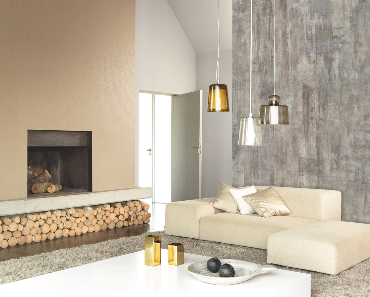 Papier peint Béton Panoramique Concrete gris - Beauty Full Image de Casadéco | Réf. BFIM84989422