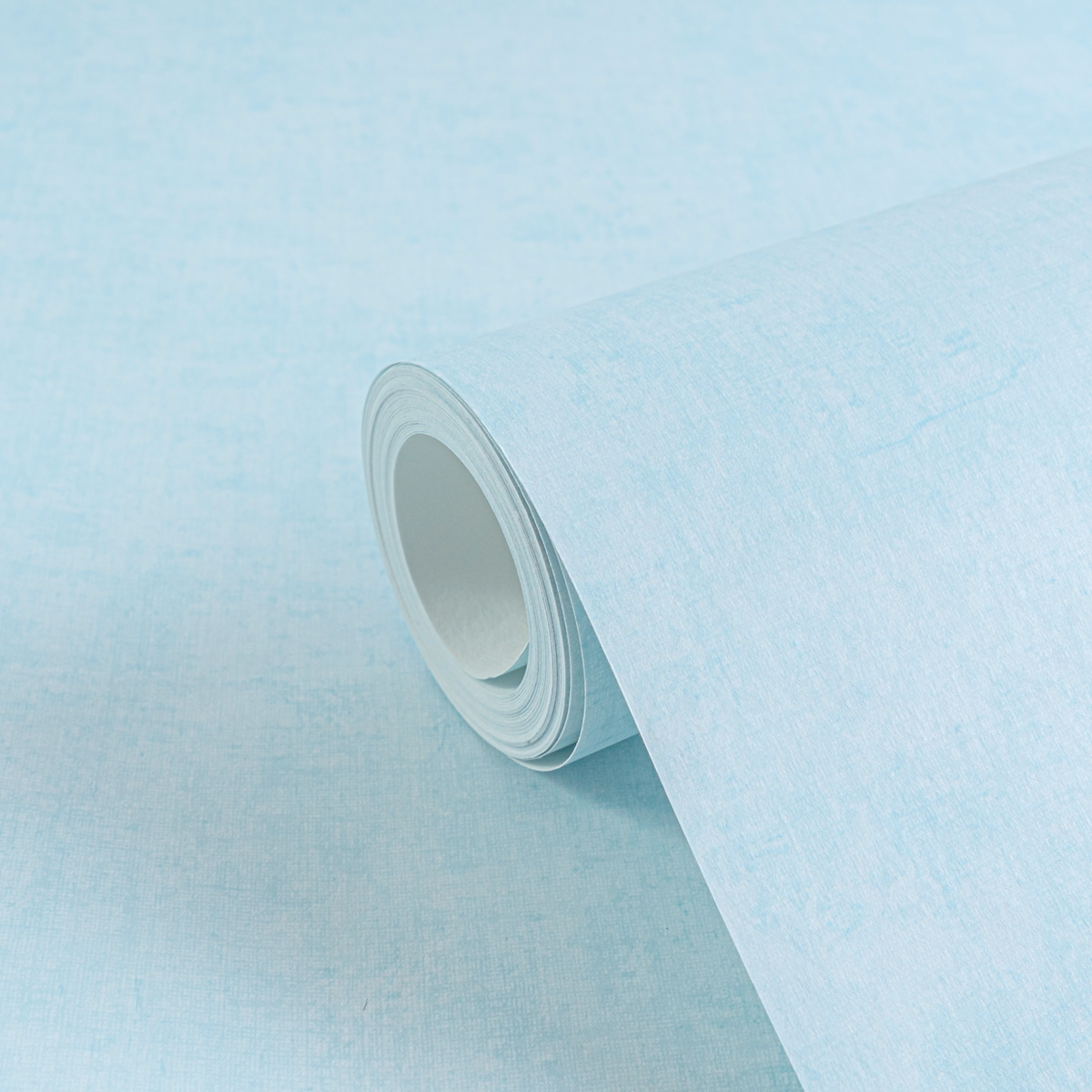 Papier peint Faux Uni Patine bleu dragée - Lilly & Luis d'A.S. Création AMB7 | Réf. AS-771789