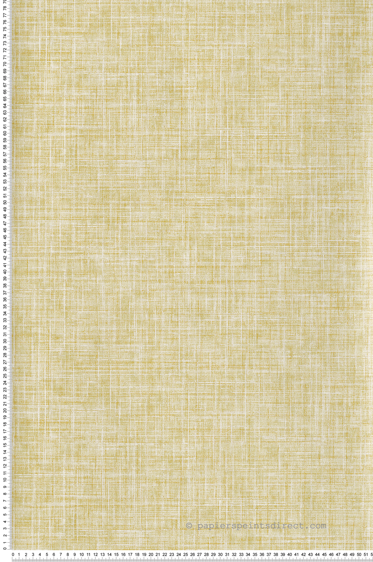 Papier peint Faux Uni Toile jaune - Happy de Lutèce | Réf. LTC-FD26356