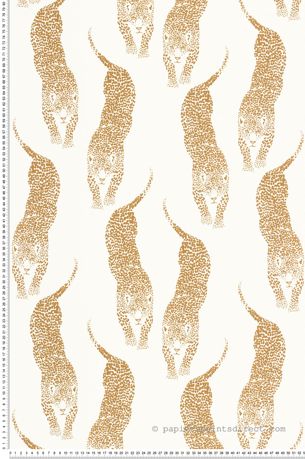 Papier peint Panthera Sauvage doré - Stay Wild de Casélio | Réf. WILD104920281