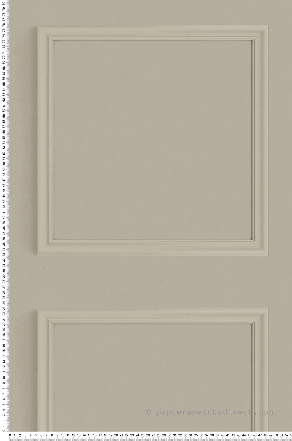 Papier peint Moulure Haussmannienne grège - Moulures & Co de Casadéco | Réf. MOCO201381997