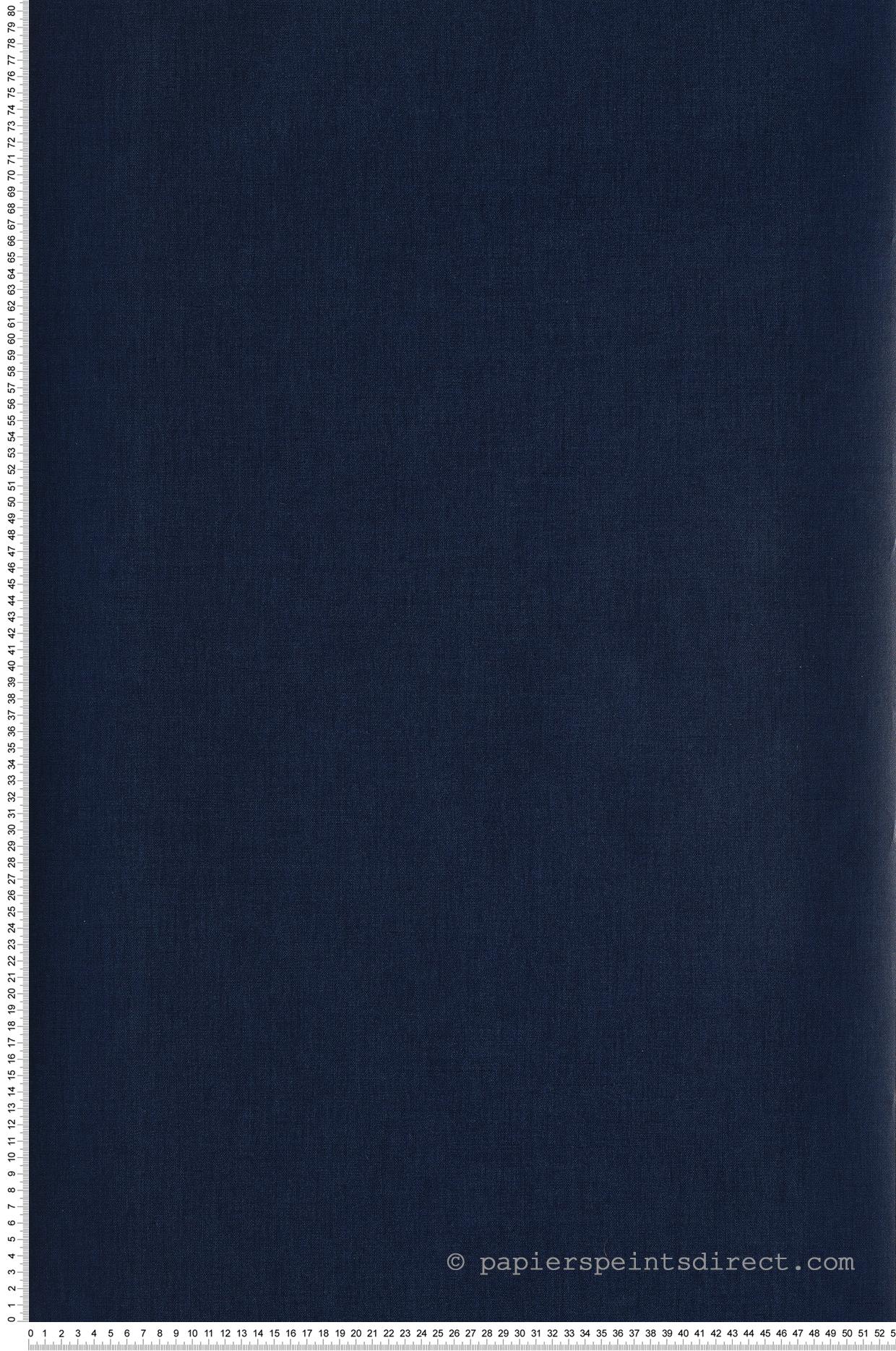 Papier peint Uni Lin bleu nuit - Let's Go Girls! de Casélio | Réf. LGG100606919