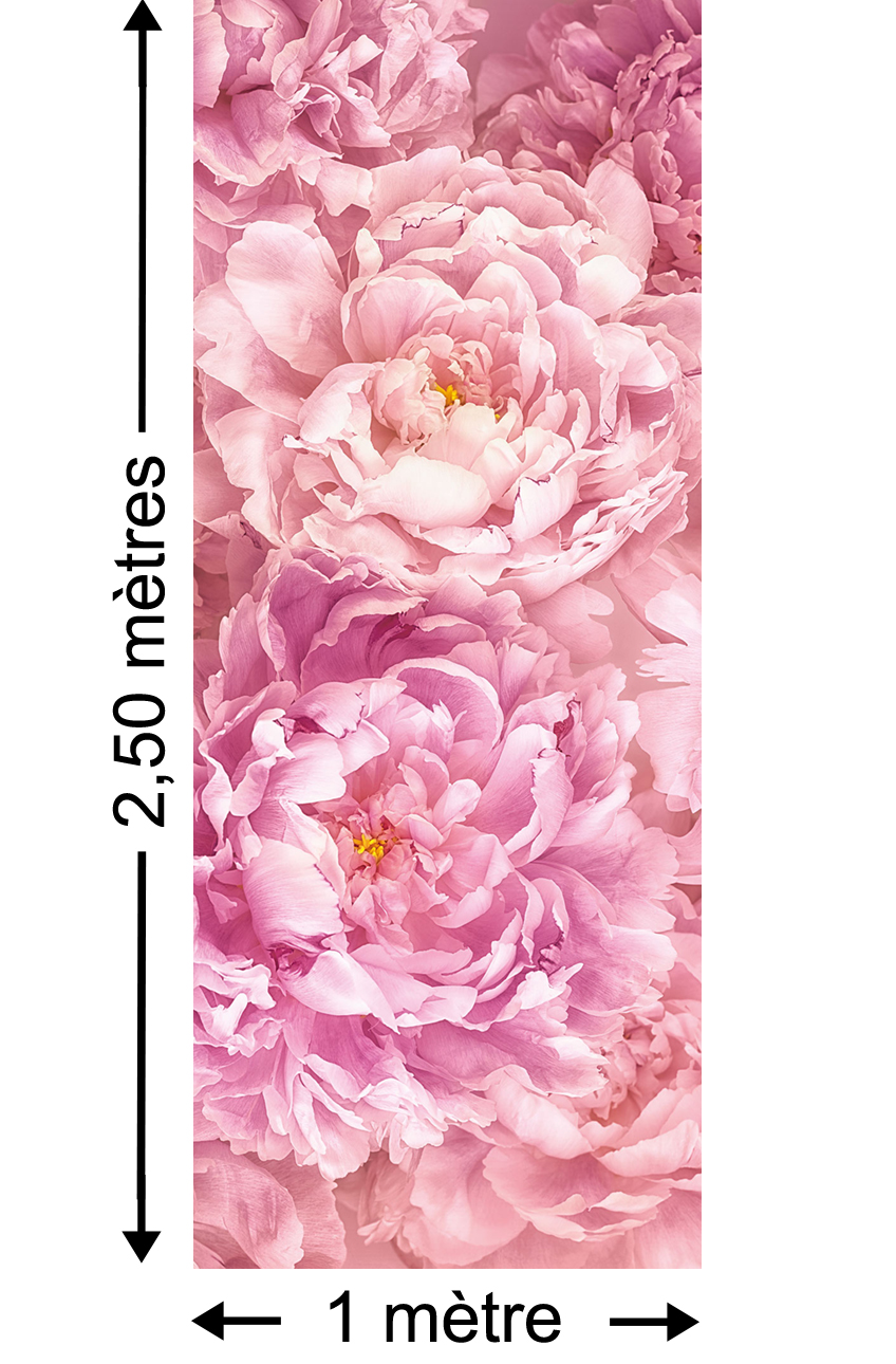 Papier peint fleurs Soave Panel - Papier peint lé unique Komar