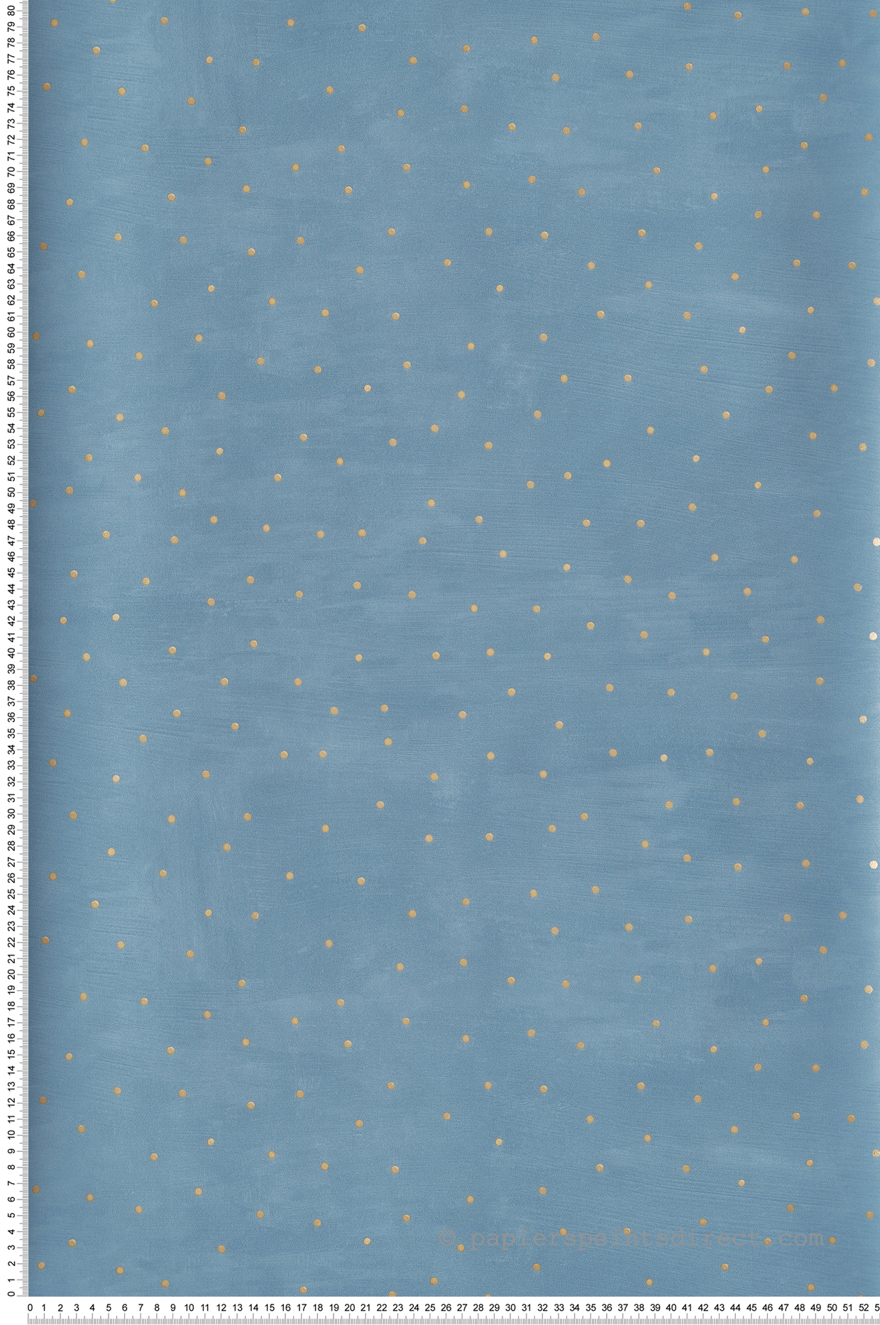 Papier peint Pois Danse bleu et doré - Imagination de Casélio | Réf. IMG102206006