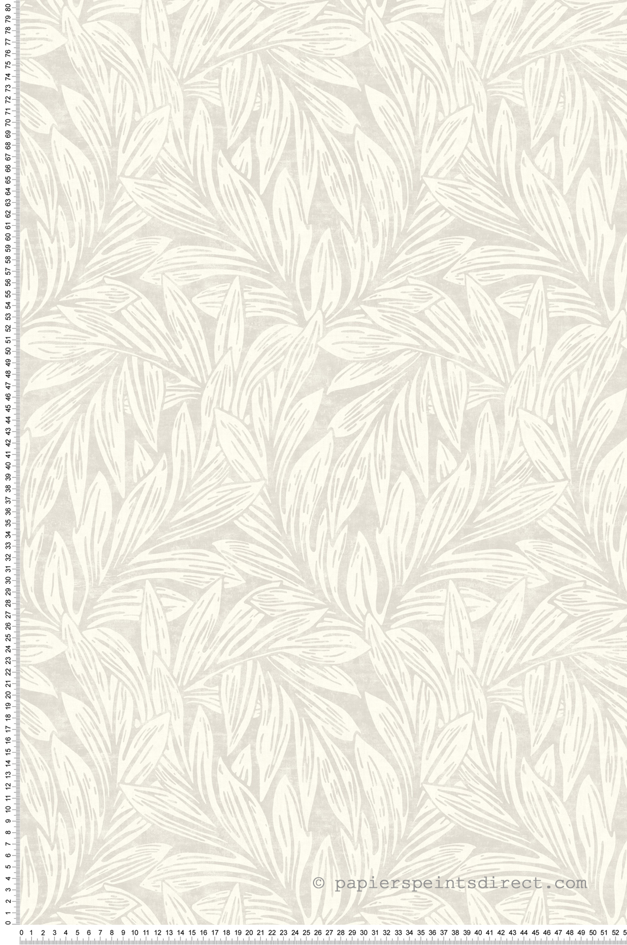 Papier peint Feuillage Danube gris - Vienne de Casadéco | Réf. VIEN87379124