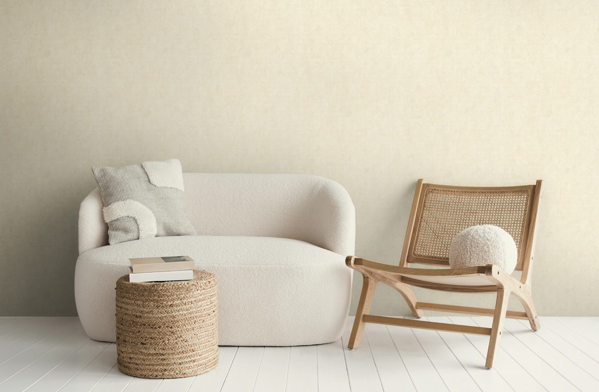 Papier peint Faux uni Texturé sable - History of Art 2 d'AS Création | Réf. AS-790513