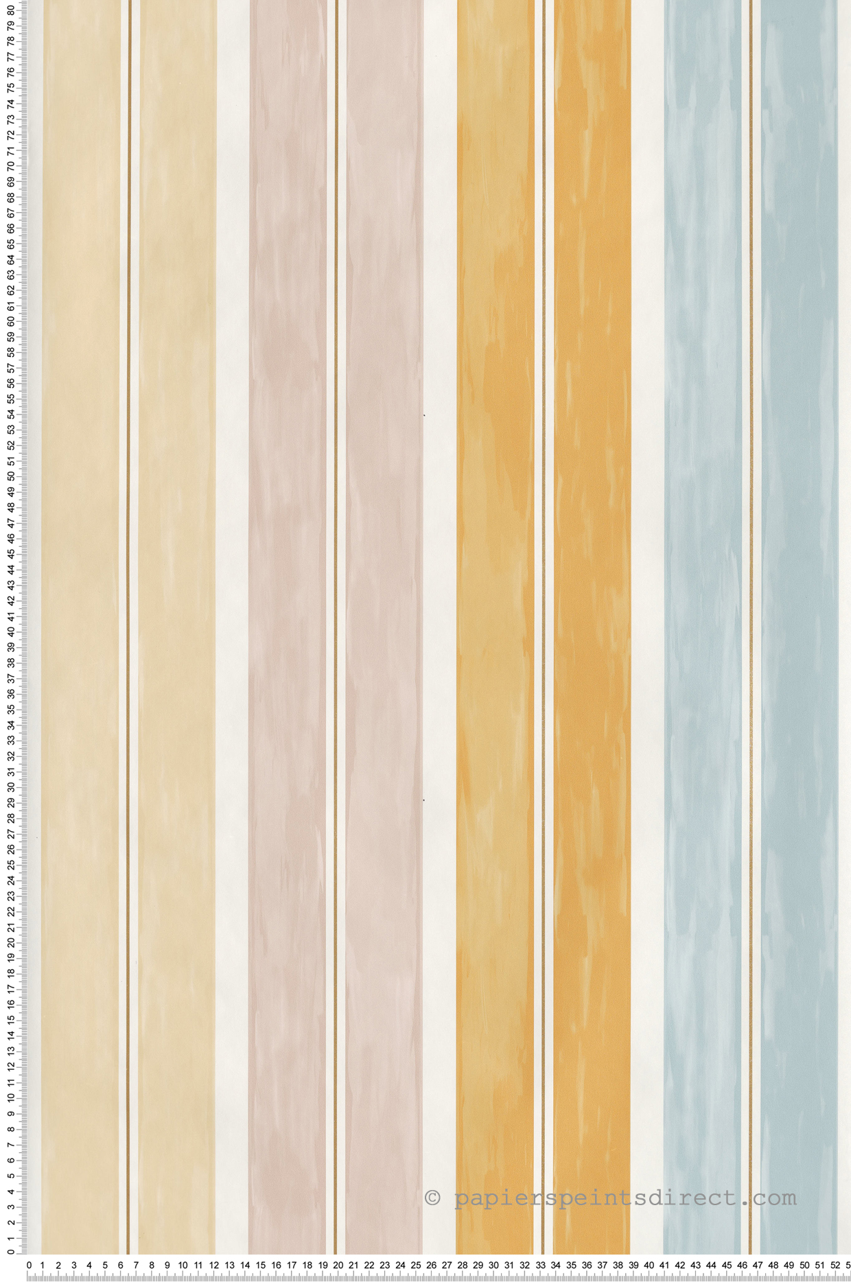 Papier peint Rayure Verticale Sunny multicouleurs - Happy Therapy de Casélio | Réf. HTH104090256