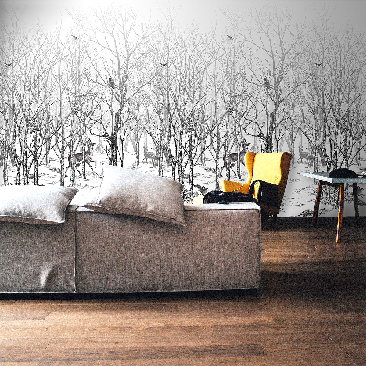 Papier peint panoramique Forêt enchantée - Isidore Leroy AMB