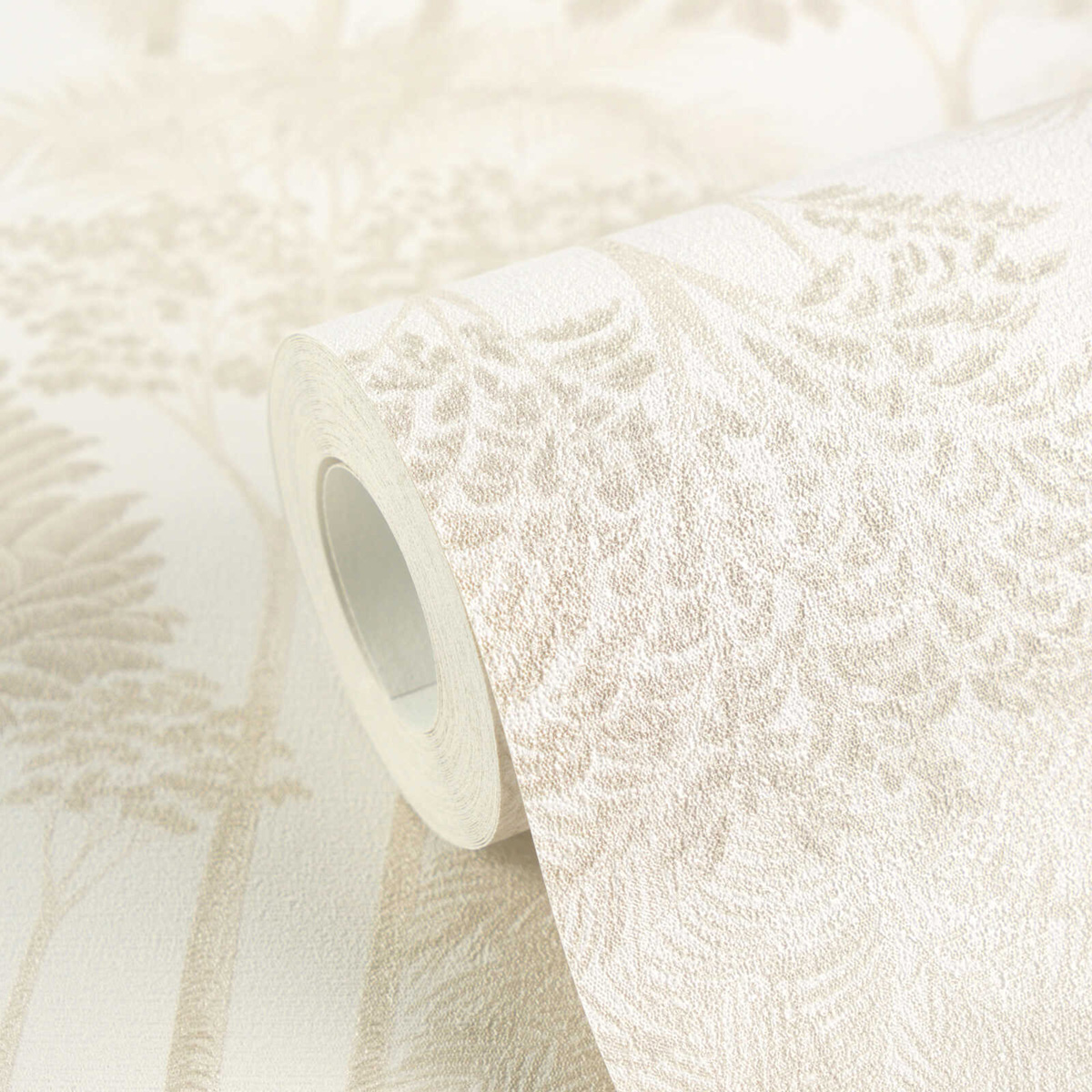Papier peint Palmeraie Arbre Jungle beige - Cuba 2 d'A.S. Création ROLL | Réf. AS-791621