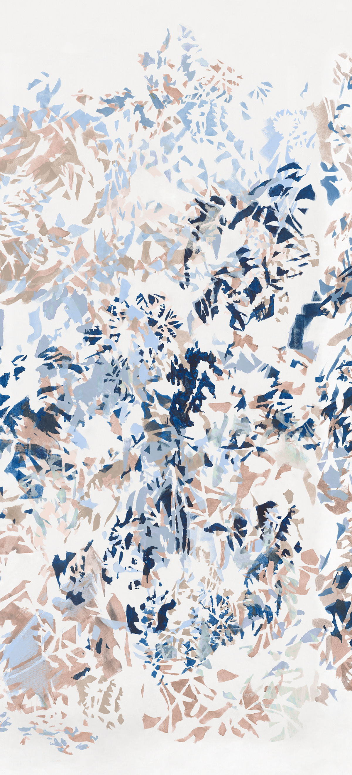Papier peint panoramique Fresque Abstraite Hava Pastel B - 4/5/6 - Isidore Leroy