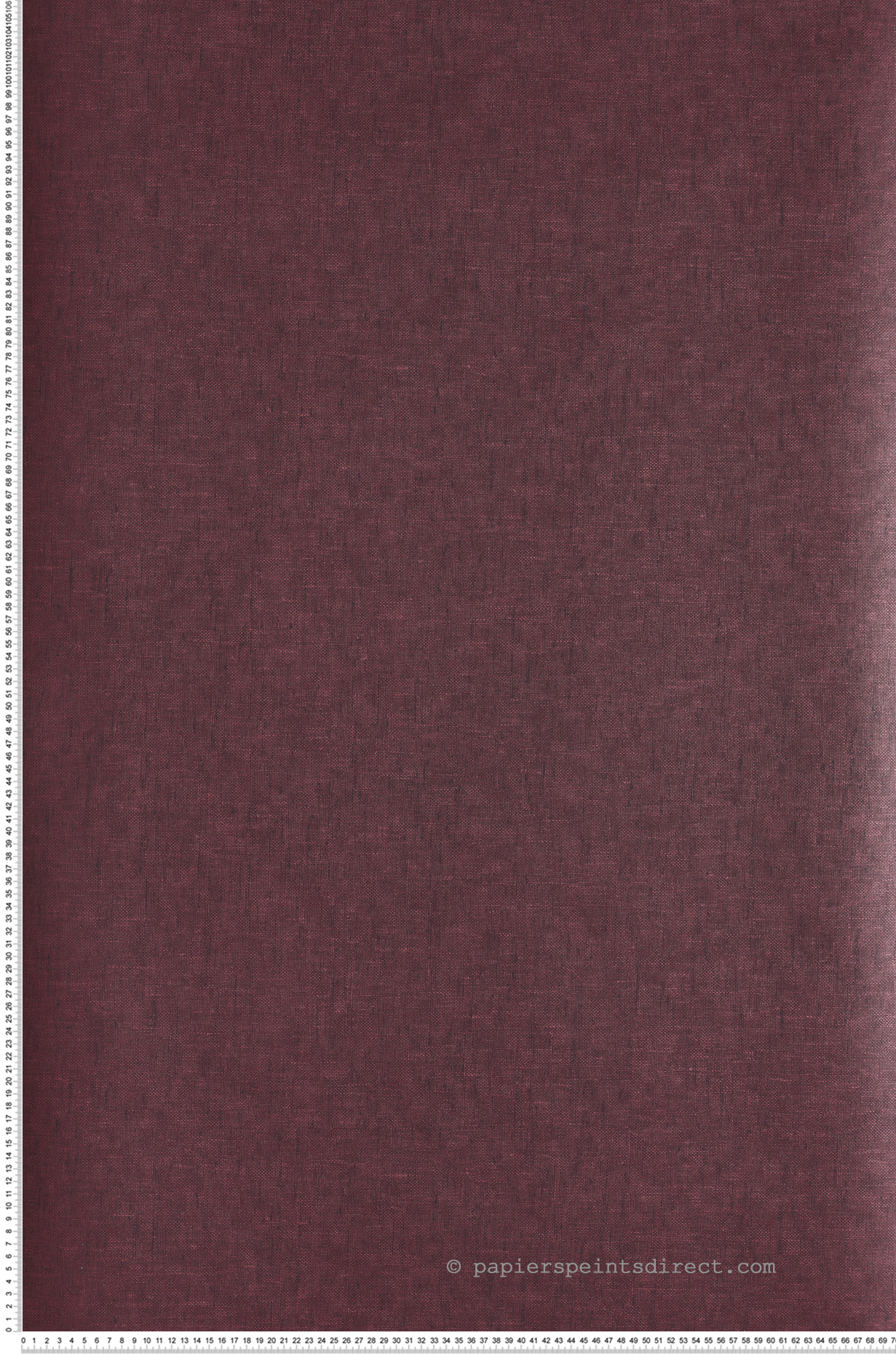 Papier peint Faux Uni Lin Telis pourpre métallisé - Rhapsody de Masureel | Réf. MAS-RHA503