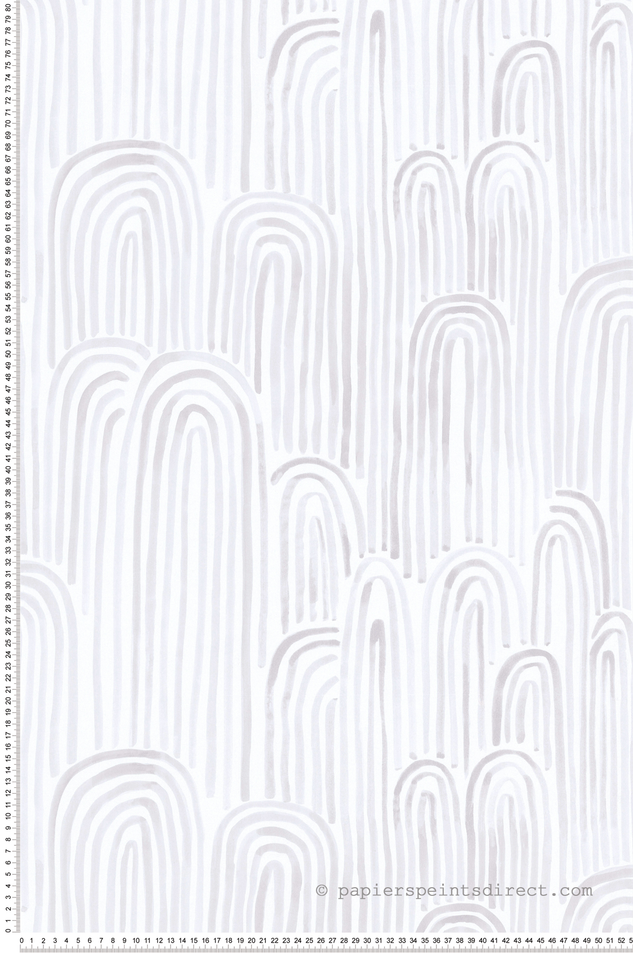 Papier peint Dessin Arche Nina gris - Les Aventures de Lutèce | Réf. LTC-36240109