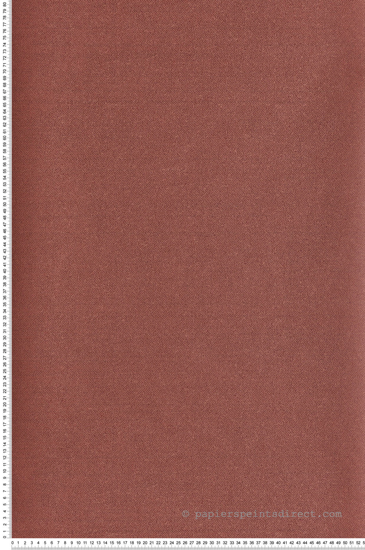 Papier peint Faux Uni Jute Dixie terracotta - Summer de Masureel | Réf. MAS-GAT614