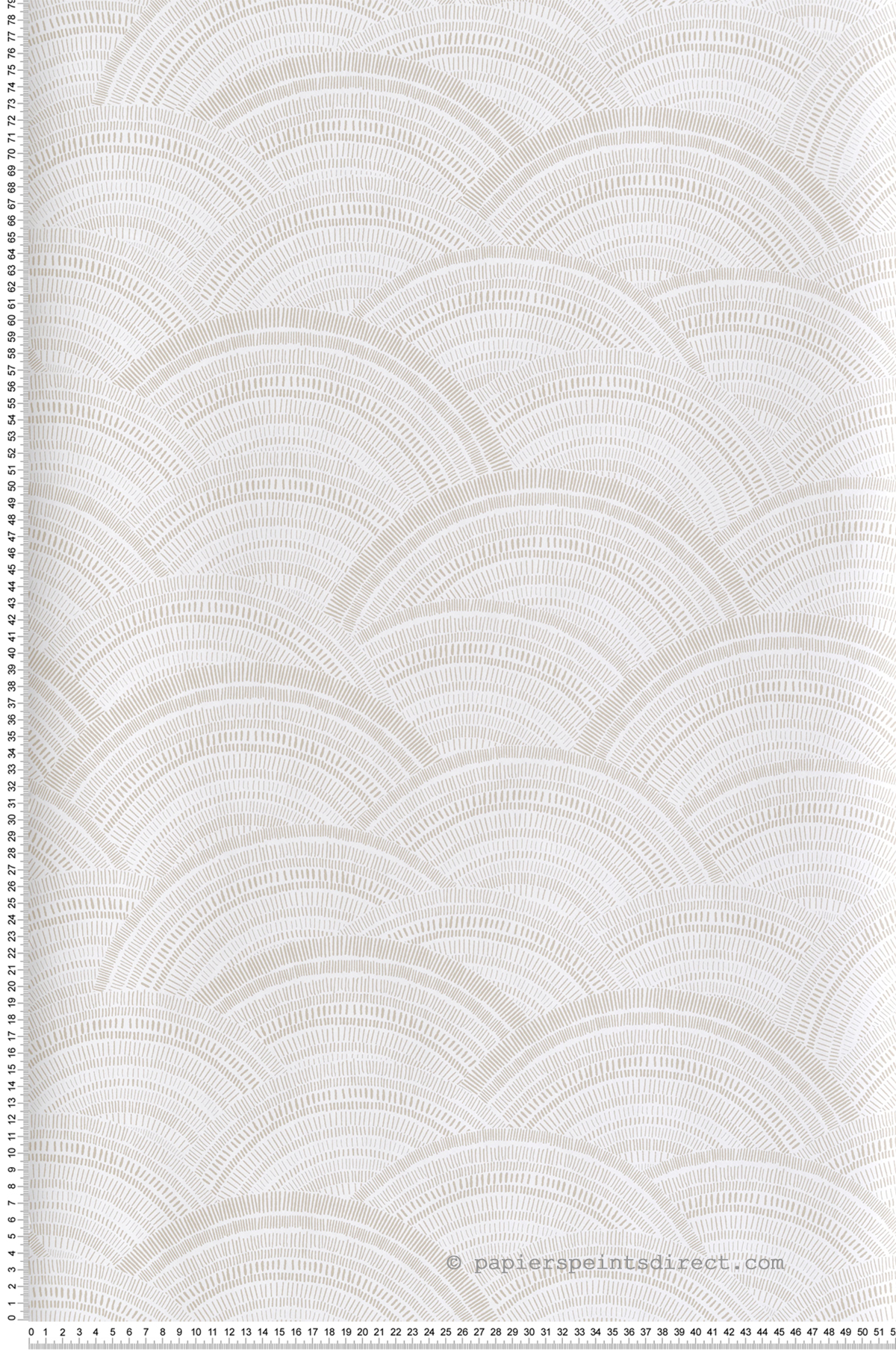 Papier peint Vague Abstraite Encircle beige - Harmony de Lutèce | Réf. LTC-FD27201