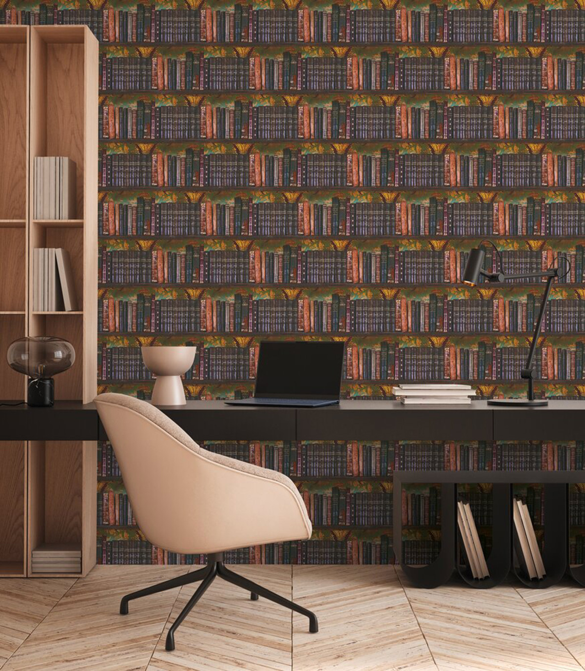 Papier peint Bibliothèque Livre Ancien brun - Pintwalls 3 d'A.S. Création | Réf. AS-791876