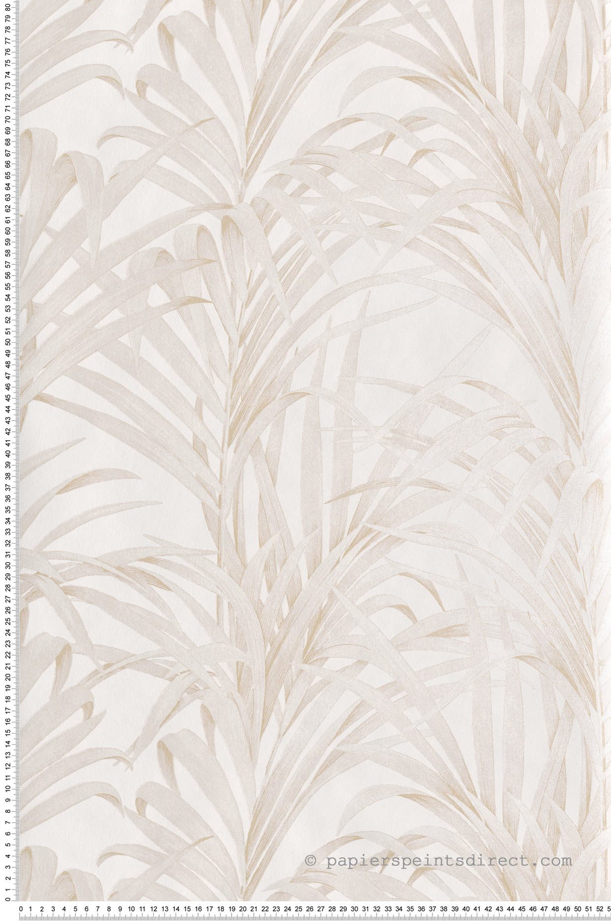 Papier peint Feuillages Fougères perle - 1930 de Casadéco | Réf. MNCT28921108