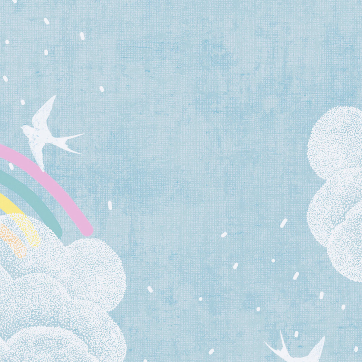 Papier peint Arc en Ciel Oiseau bleu - Lilly & Luis d'A.S. Création AMB6 | Réf. AS-771441