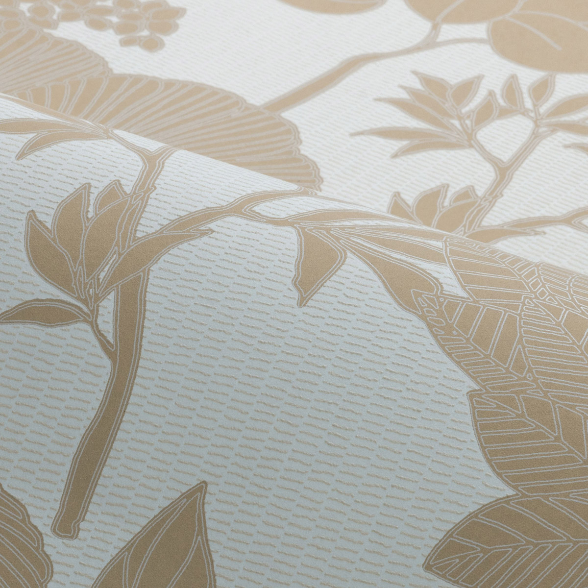 Papier peint Jardin Exotique Inara sable - Tressora de Casamance | Réf. CAS-76900406
