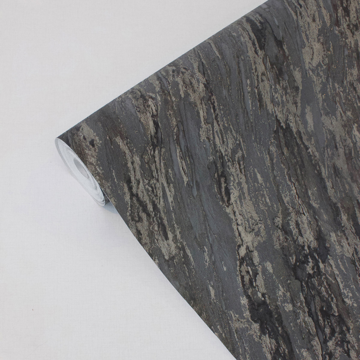 Papier Peint Marbre Paillettes anthracite doré - Venezia d'Ugépa AMB3| Réf. UGP-M66329