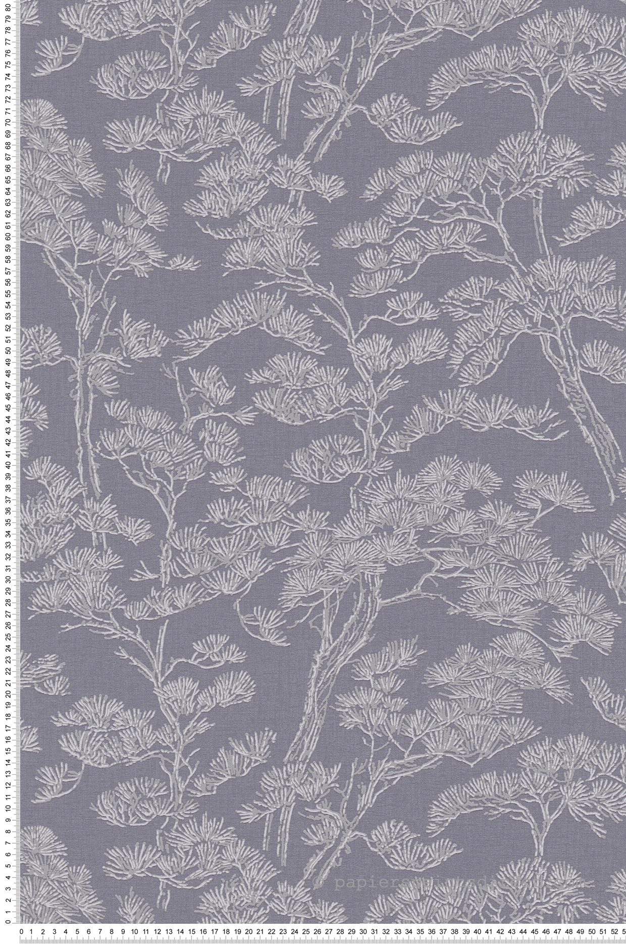 Papier peint Japonais Naturel Pins bleu nuit - Vibes & Styles d'A.S. Création | Réf. AS-790011