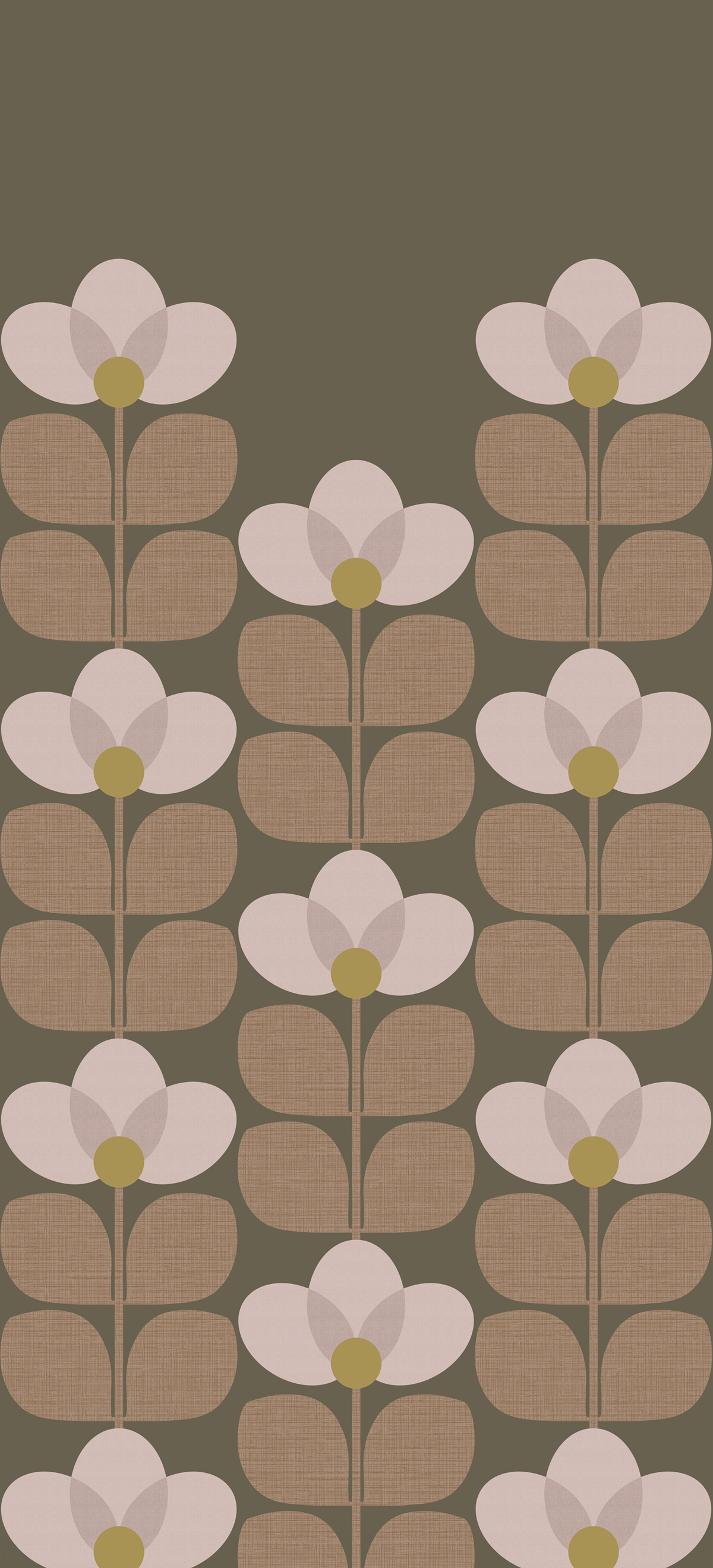 Papier peint panoramique Flower Graphique Sous-bois B - 4/5/6 - Isidore Leroy