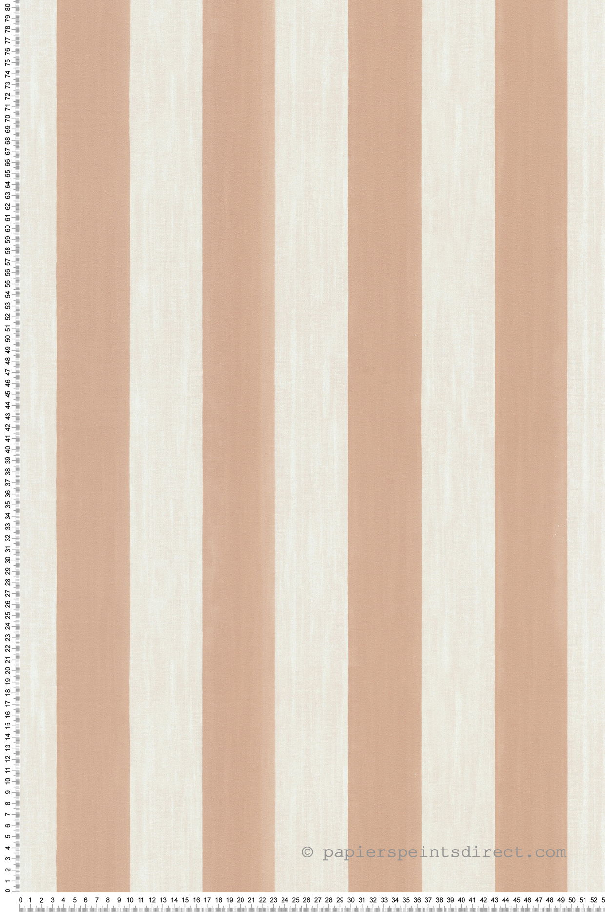 Papier peint Rayure Aqua rose chair - Les Essentiels de Lutèce | Réf. LTC-11250605