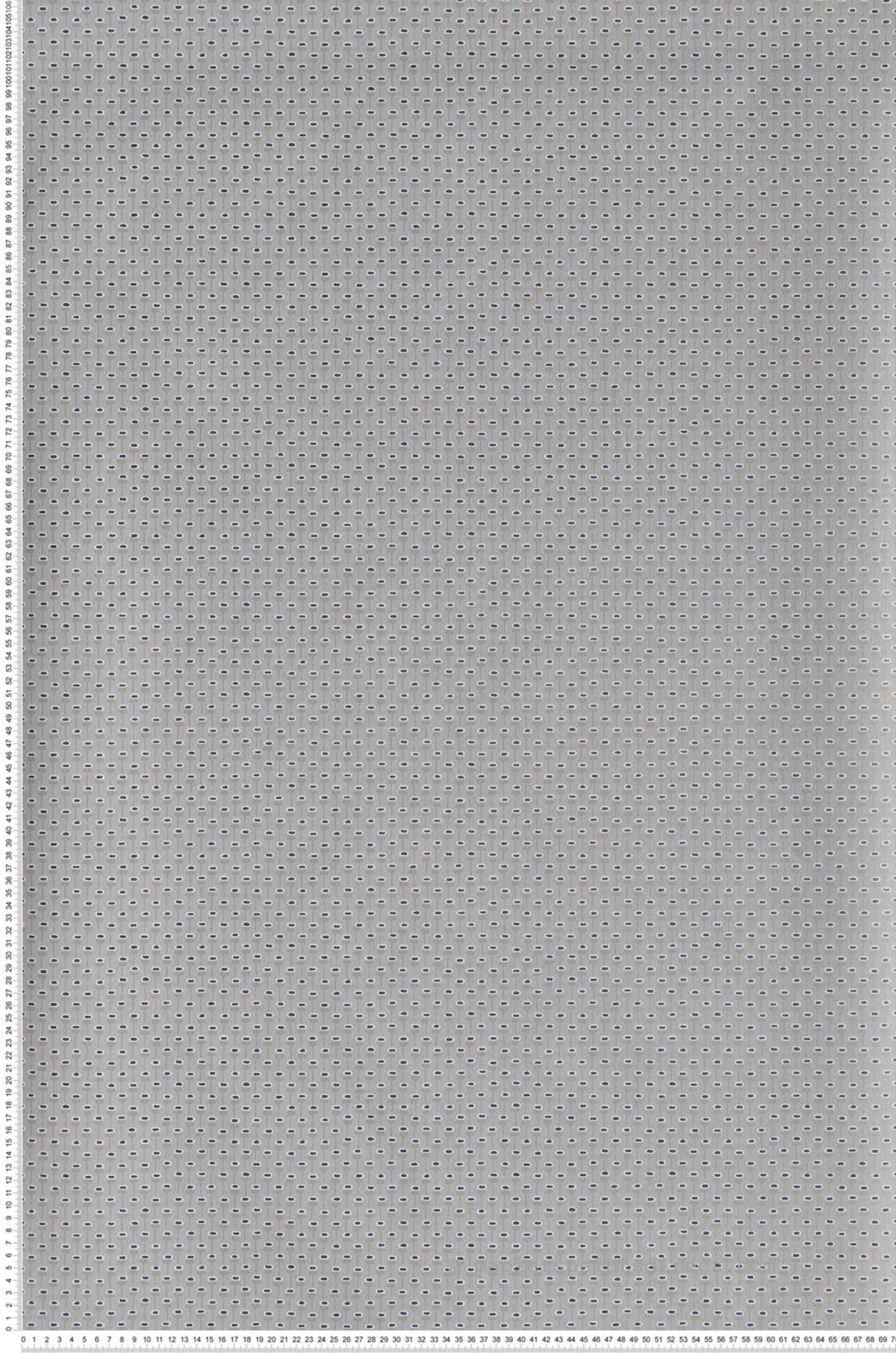 Papier peint motifs Chic Montjoie Vert de Gris - Misura de Casamance | Réf. CAS-74460306