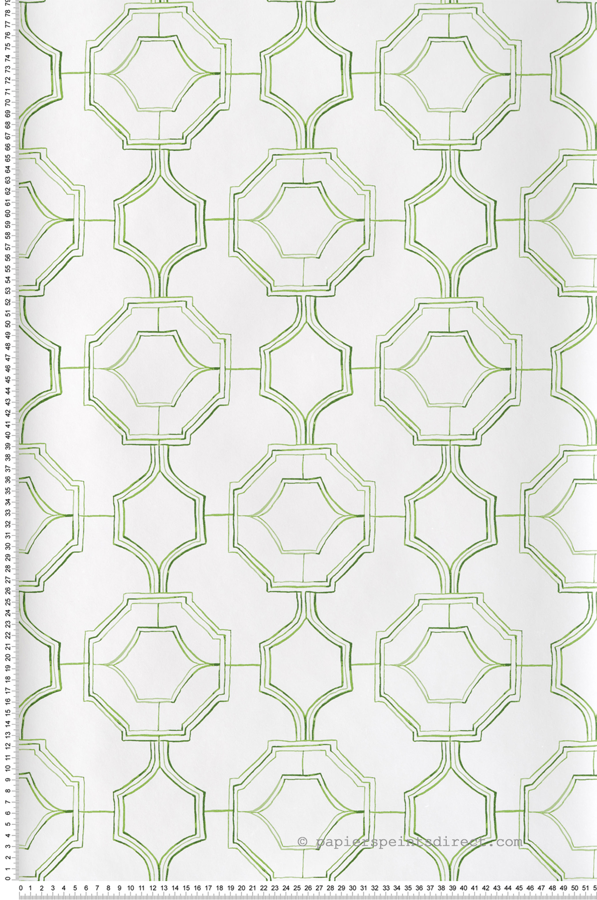 Papier peint Treillis Carreau vert - Happy de Lutèce | Réf. LTC-FD26316