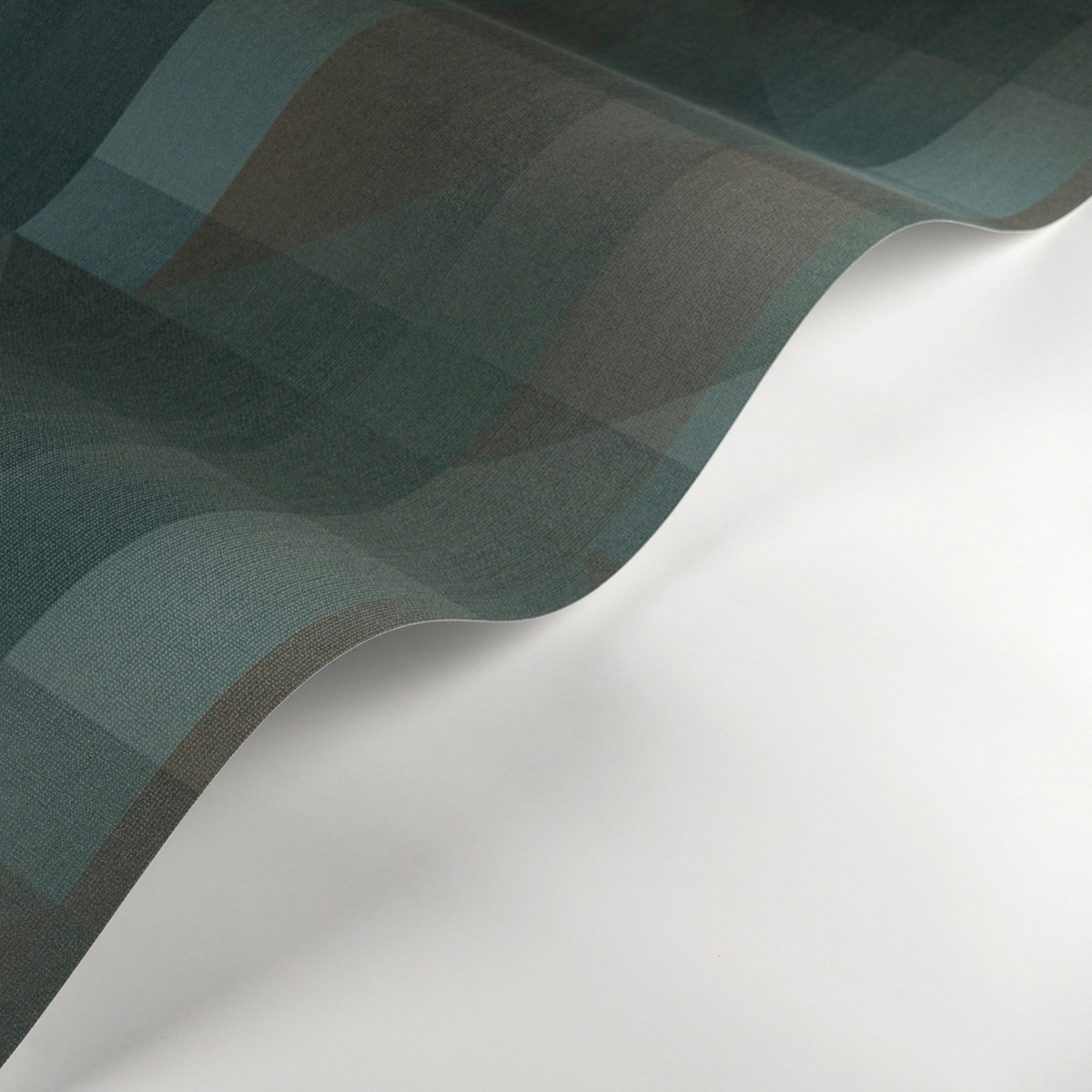 Papier peint Patchwork Géométrique Edward émeraude - Carnaby Street de Casadéco AMBV | Réf. CARN200506941