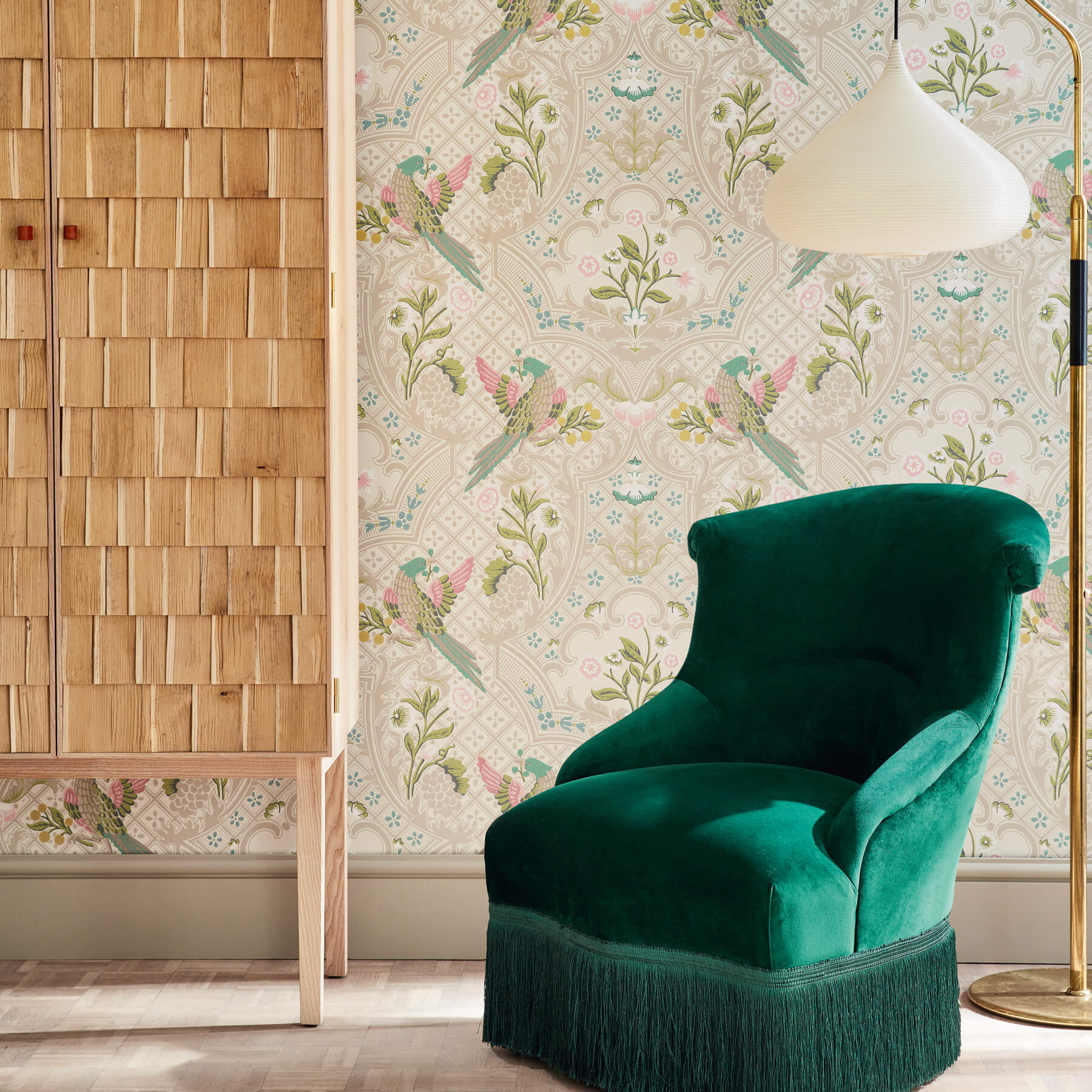 Papier peint Brodsworth Consort - Collection London Wallpapers V de Little Greene AMB