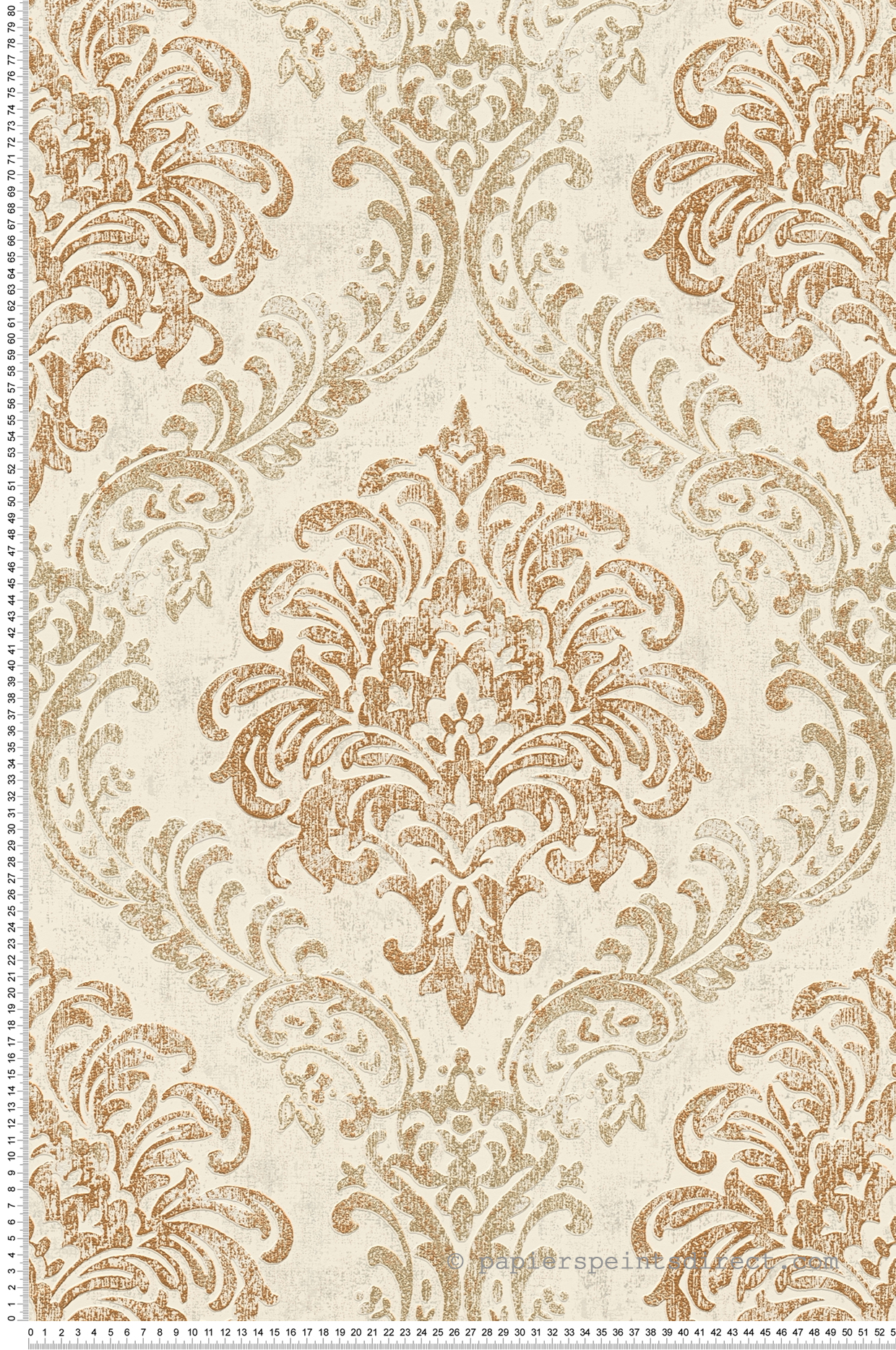 Papier peint Baroque Vienne écru doré - Metropolitan Stories 3 d'A.S. Création | Réf. AS-391125