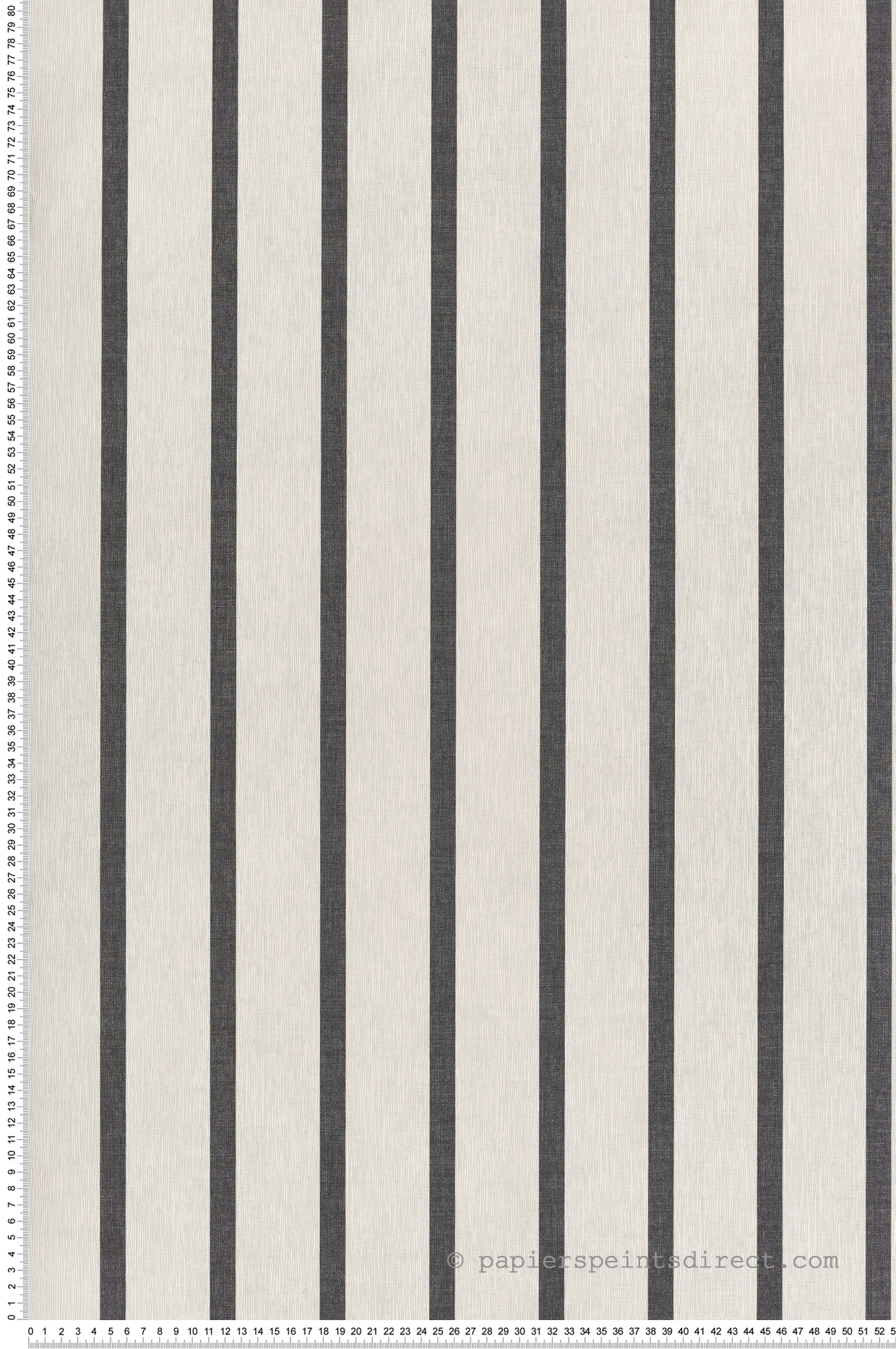 Papier peint Rayure Tissé Katy anthracite - Twist de Casélio | Réf. TST106499012