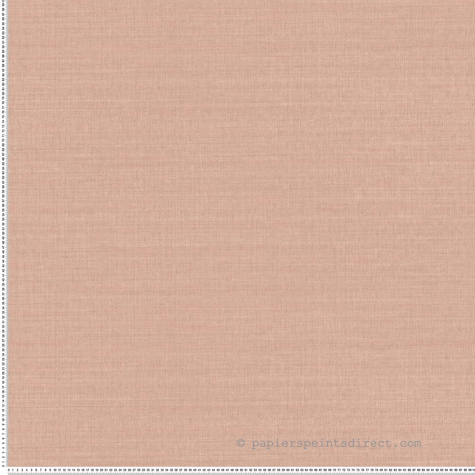 Papier peint Uni Tissage Sora rose poudré - Légendes de Casamance | Réf. CAS-70172854