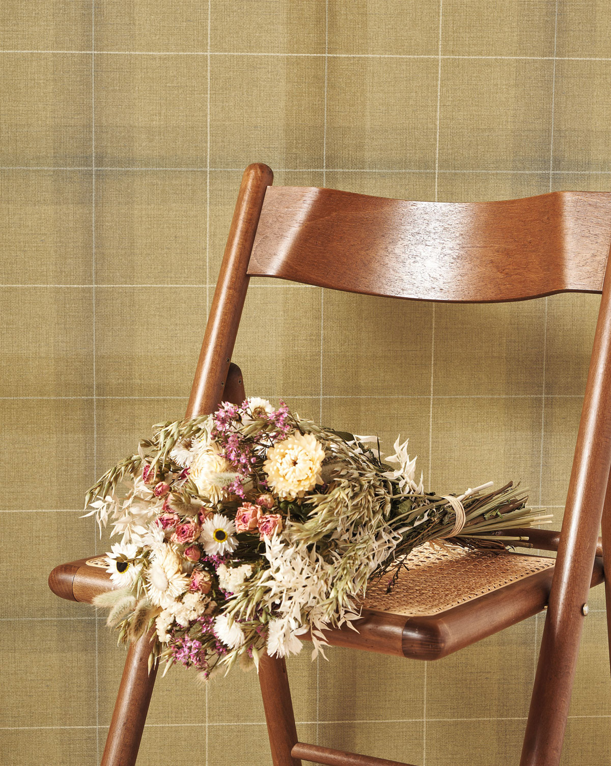 Papier peint Tartan Classique Archie ocre - Carnaby Street de Casadéco AMB2 | Réf. CARN200522567