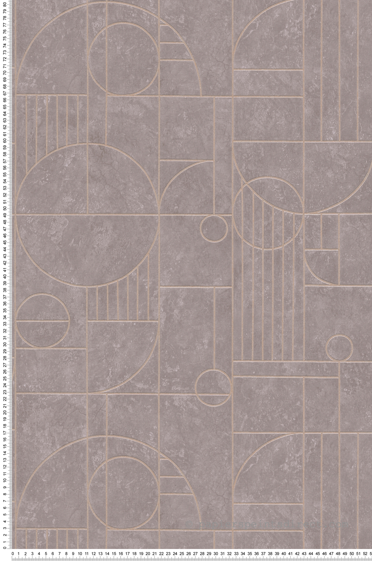 Papier peint Design Géométrique gris souris et argenté - My Home My Spa d'A.S. Création | Réf. SP15876