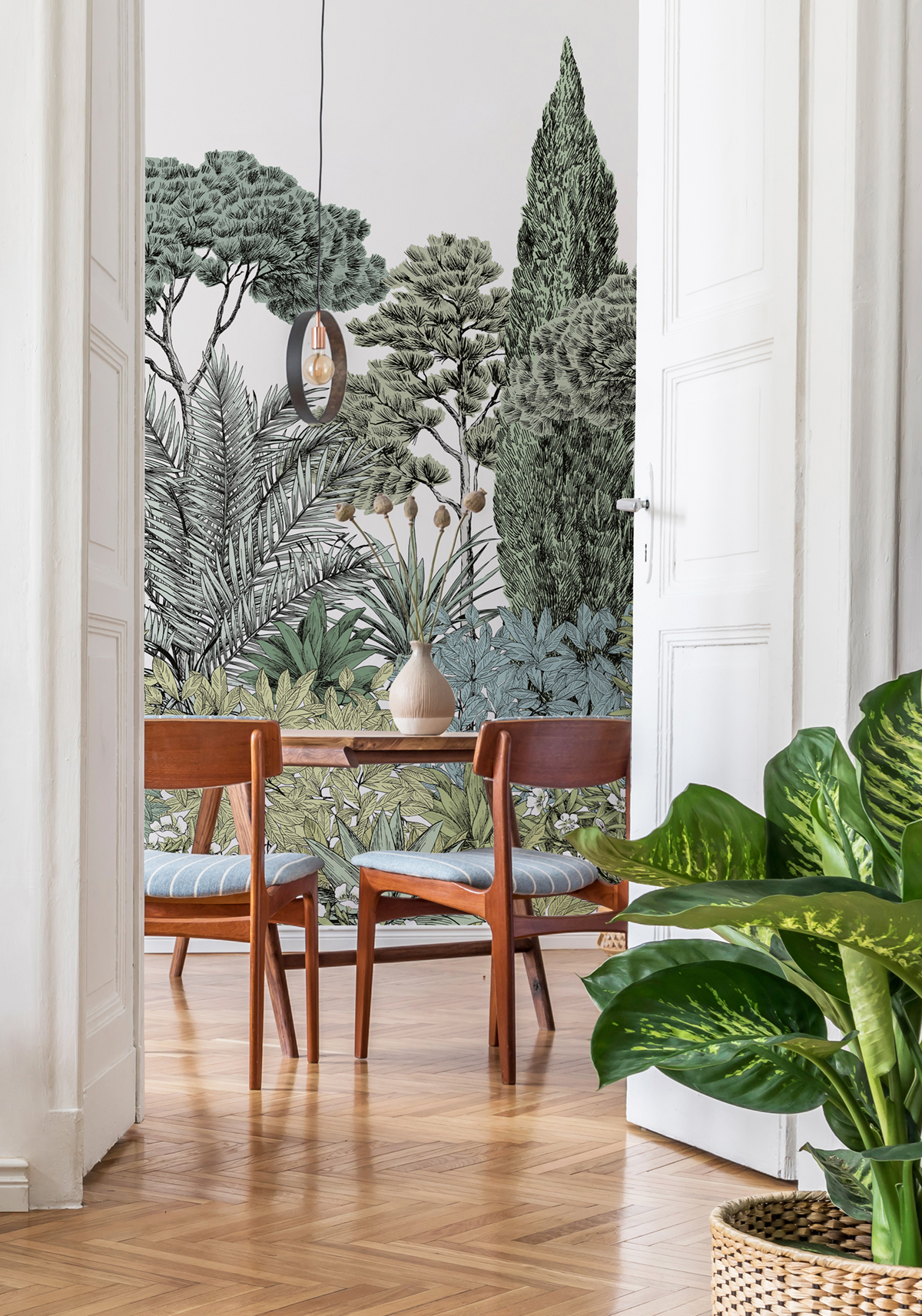 Papier peint panoramique Riviera Naturel A+B - 1/2/3/4/5/6 - Isidore Leroy AMB