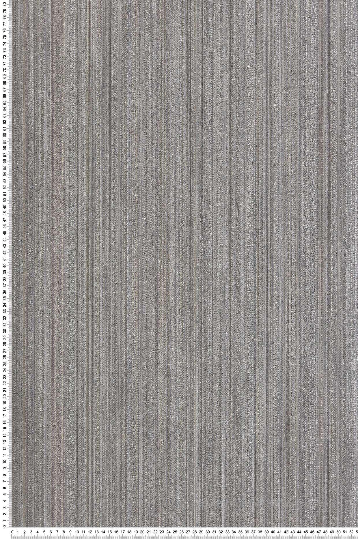 Papier Peint Rayure Tissée Paillettes gris doré - Venezia d'Ugépa | Réf. UGP-M66519