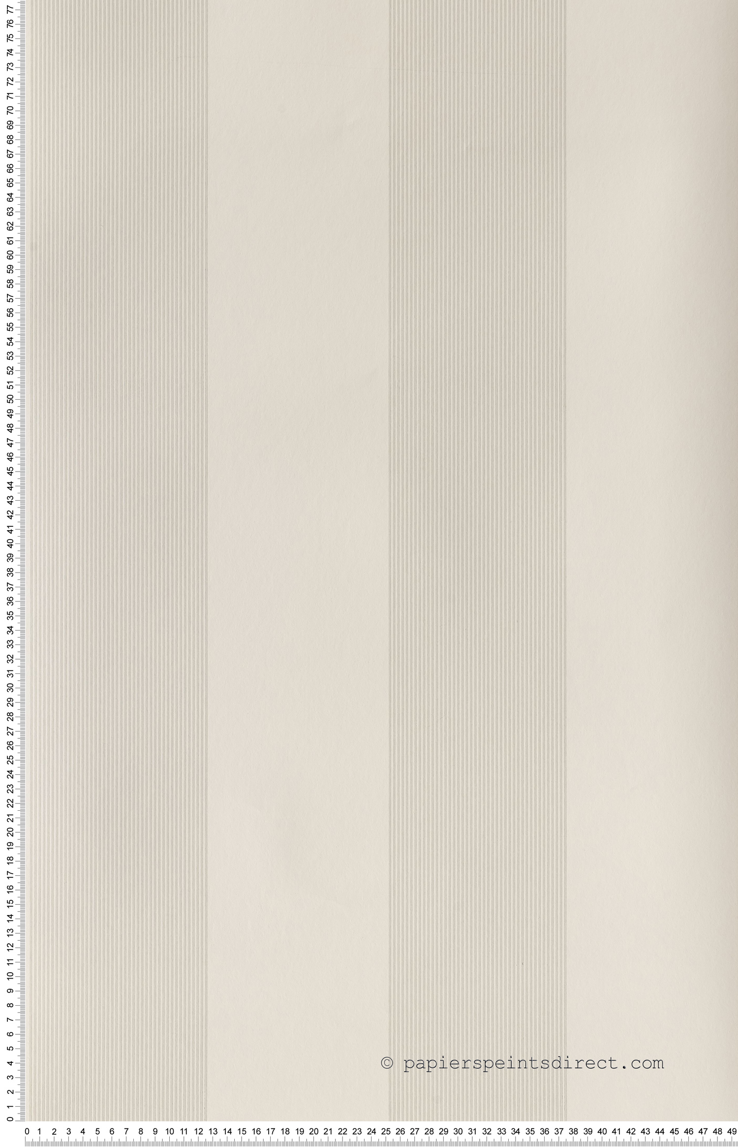 Elephant stripes blanc - Painted Papers de Little Greene