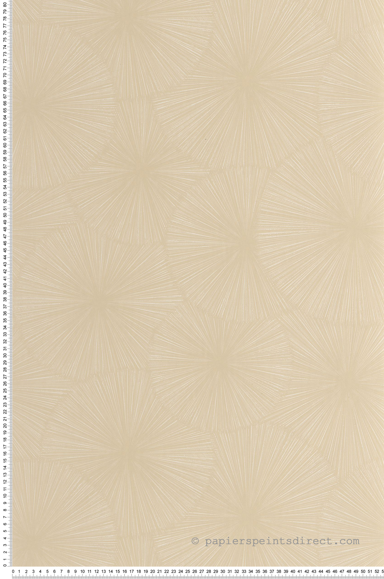 Papier peint Graphique Helios beige sable - Solaris de Casadéco | Réf. SOLA201871473