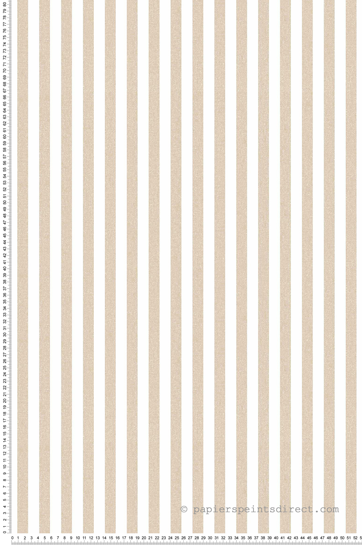 Papier peint Rayures Lin Classique grège - Stripes & Checks de Montecolino | Réf. MC-ST38436