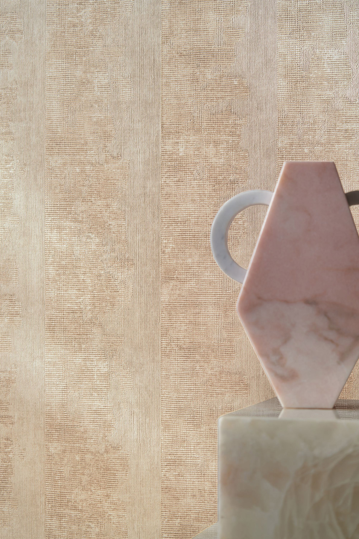 Papier peint Pierre Zumaia sable - Cérame de Casamance AMB2| Réf. CAS-76122038