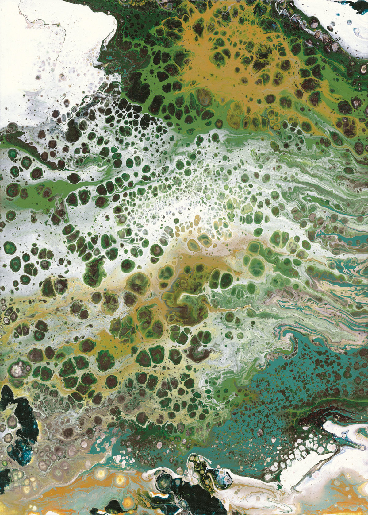 Papier peint Panoramique Jaspe vert - Beauty Full Image de Casadéco | Réf. BFIM84957428