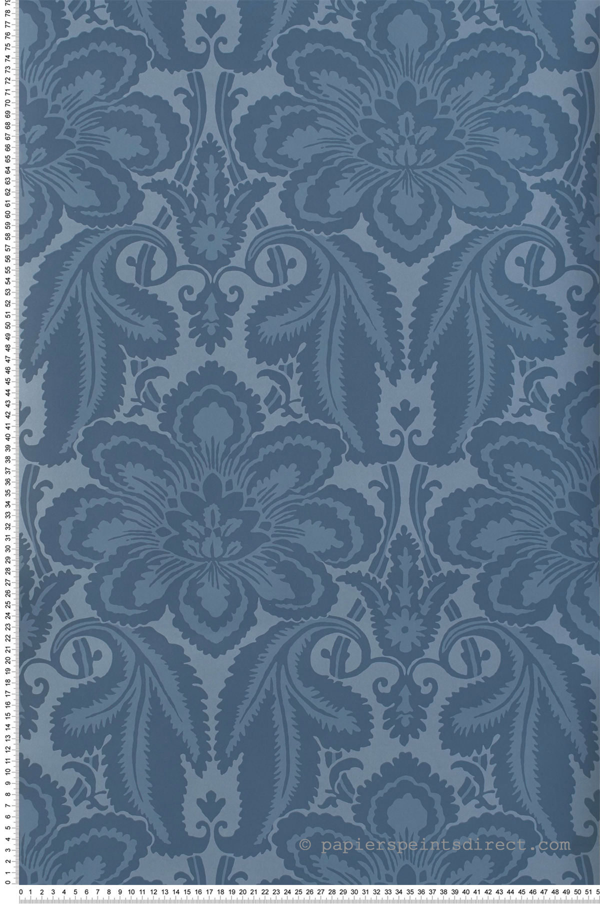 Albemarle bleu - Papier peint London Wallpapers IV de Little Greene