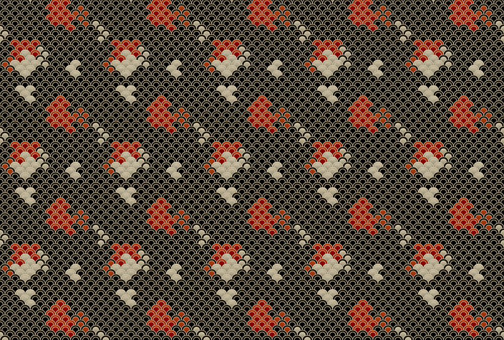 Papier peint panoramique Ecailles Koi 1 - Référence DD113417 - Intissé 200g/m2 - Standard 400 x 270