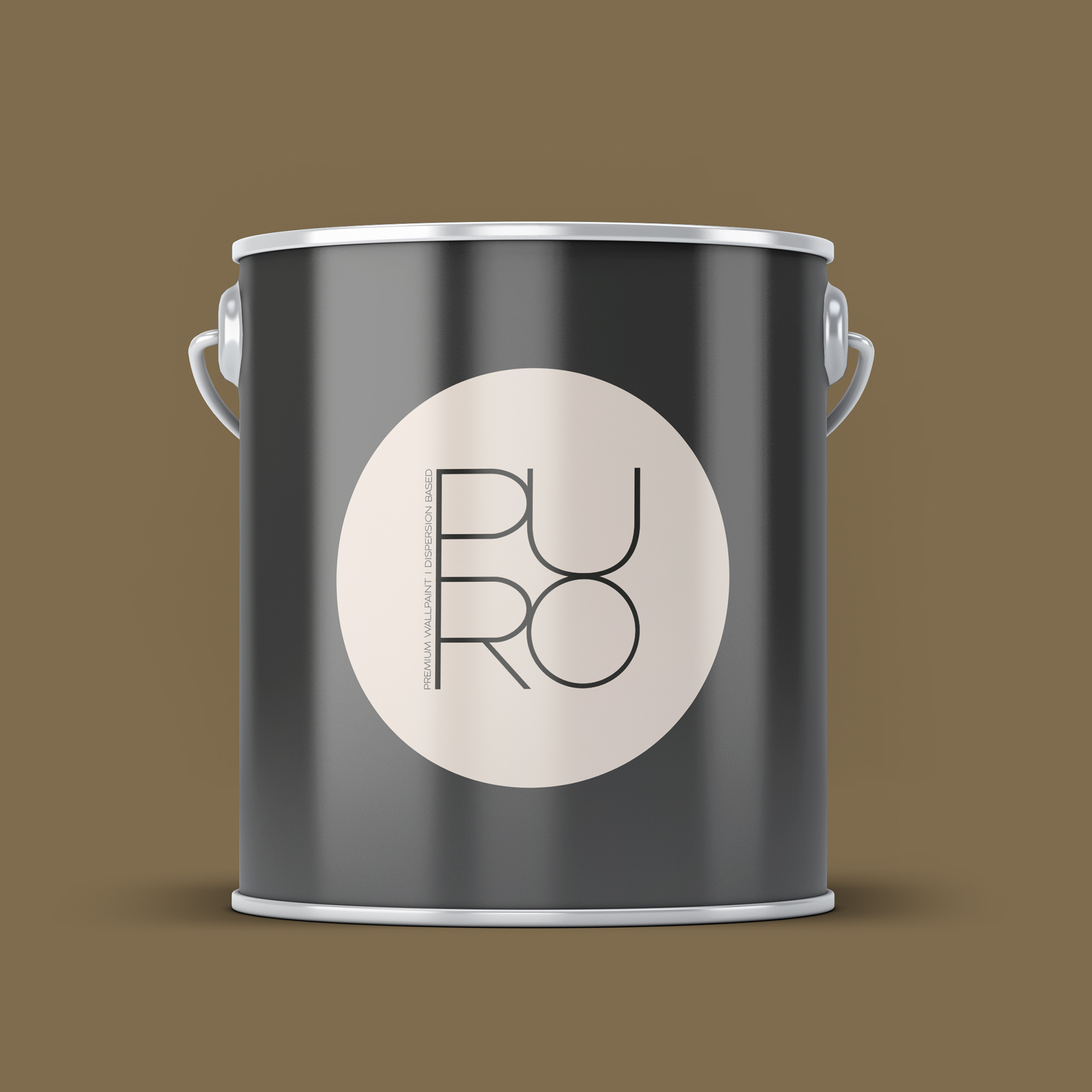 Image d'un pot de 5 litres de peinture Puro marron mellow brown - c7012