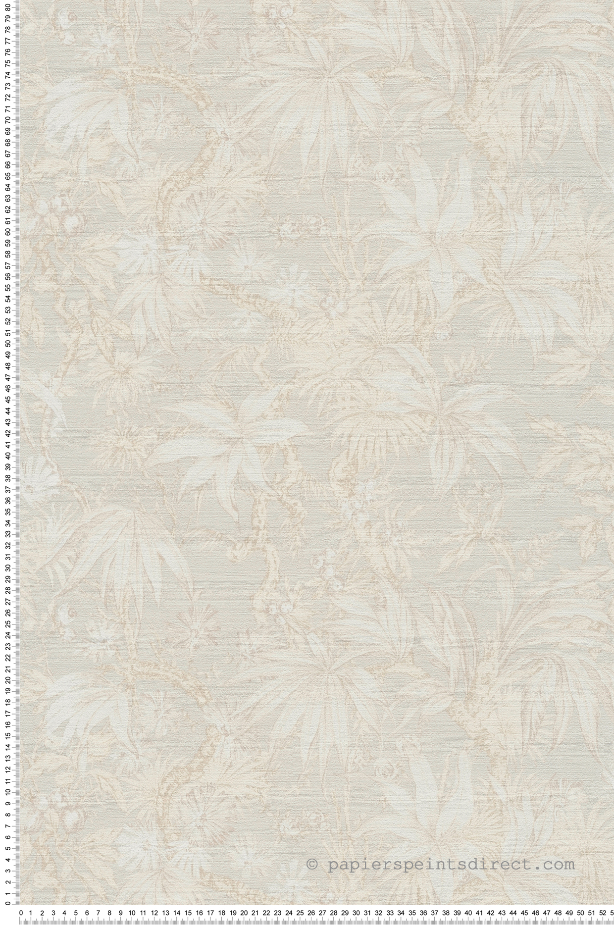 Papier peint Jungle Feuillage beige irisé - History of Art 2 d'AS Création | Réf. AS-790471