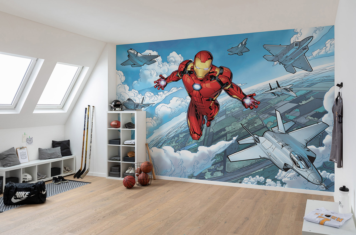 Papier peint panoramique Marvel Iron Man - Papier Peint Komar Into Adventure